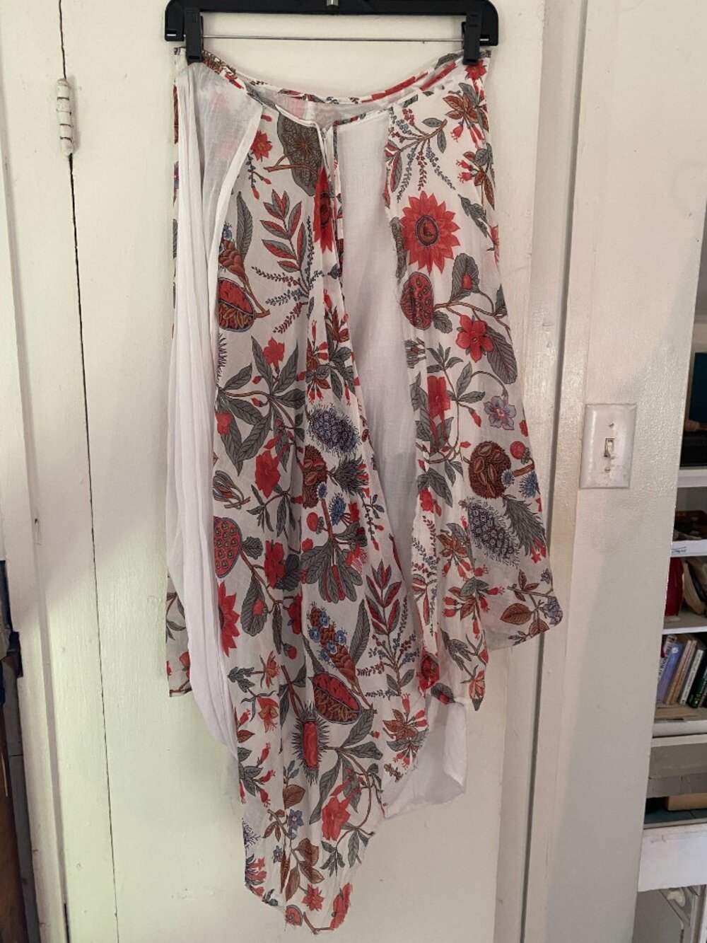 Vivienne Westwood Anglomania Blouse & Skirt Set in Botanical Poppy Print - Picture 12 of 13